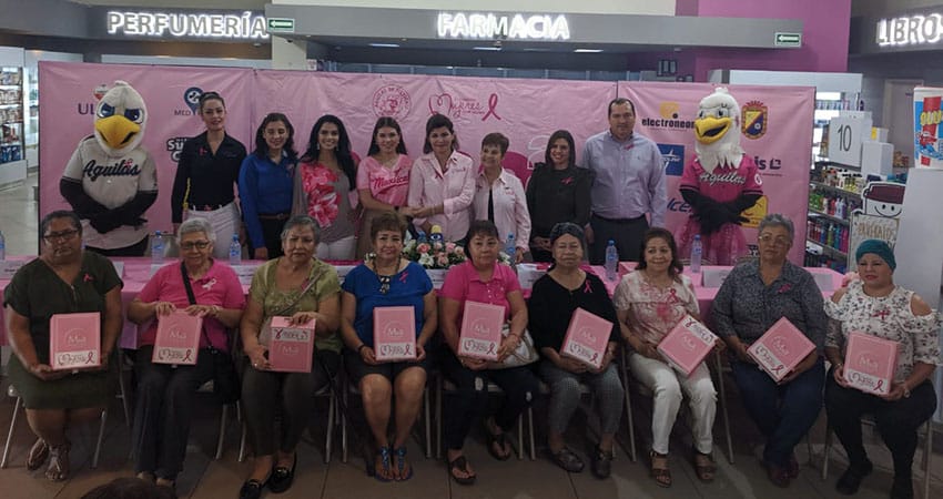 MUJERES QUE VIVEN PRESENTAN SU CALENDARIO DE ACTIVIDADES DURANTE EL MES ROSA