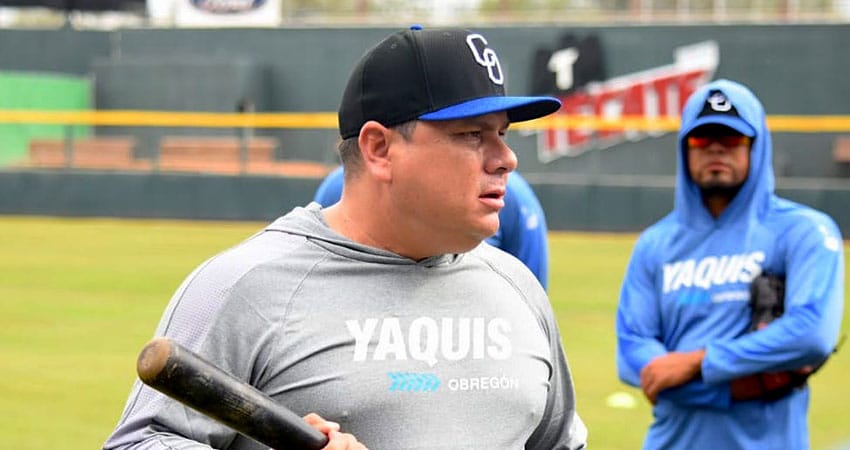 LLEGA SERGIO OMAR GASTÉLUM A LA PRETEMPORADA DE YAQUIS