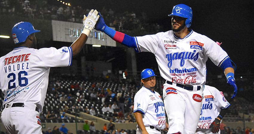 YAQUIS BLANQUEA Y EMPATA LA SERIE A LOS ÁGUILAS