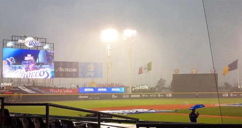 SE POSPONE POR LLUVIA EL SEGUNDO JUEGO DE LA SERIE ENTRE CHARROS Y VENADOS