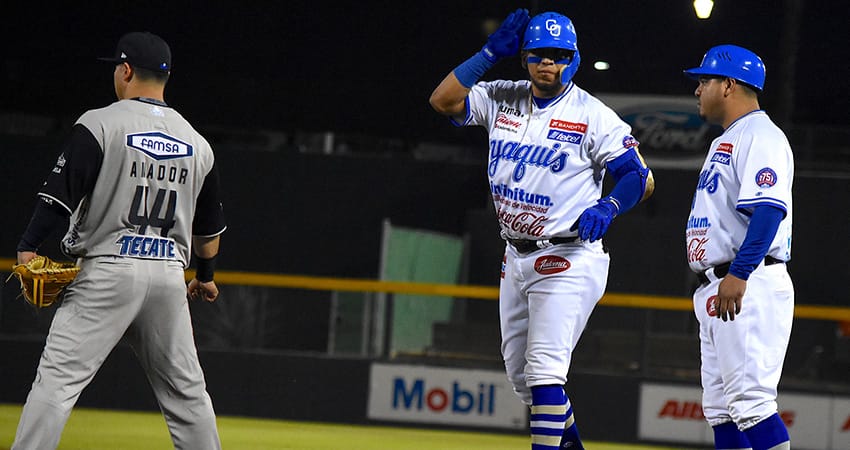 YA SON NUEVE TRINFOS AL HILO: YAQUIS BARRE A SULTANES Y SIGUE EN LA CIMA