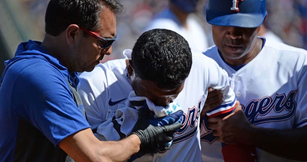 JULIO URÍAS AFECTADO TRAS DAR PELOTAZO A CALHOUN