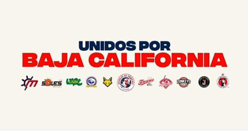 ÁGUILAS DE MEXICALI Y EQUIPOS PROFESIONALES DE BAJA CALIFORNIA, UNIDOS EN LA LUCHA CONTRA EL COVID-19