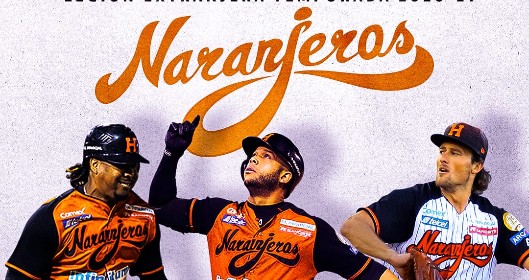 FRANCISCO PEGUERO, YADIEL HERNÁNDEZ y MIKE KICKHAM SERÁN LOS TRES EXTRANJEROS DE NARANJEROS