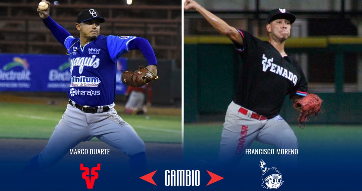 VENADOS Y YAQUIS REALIZAN CAMBIO