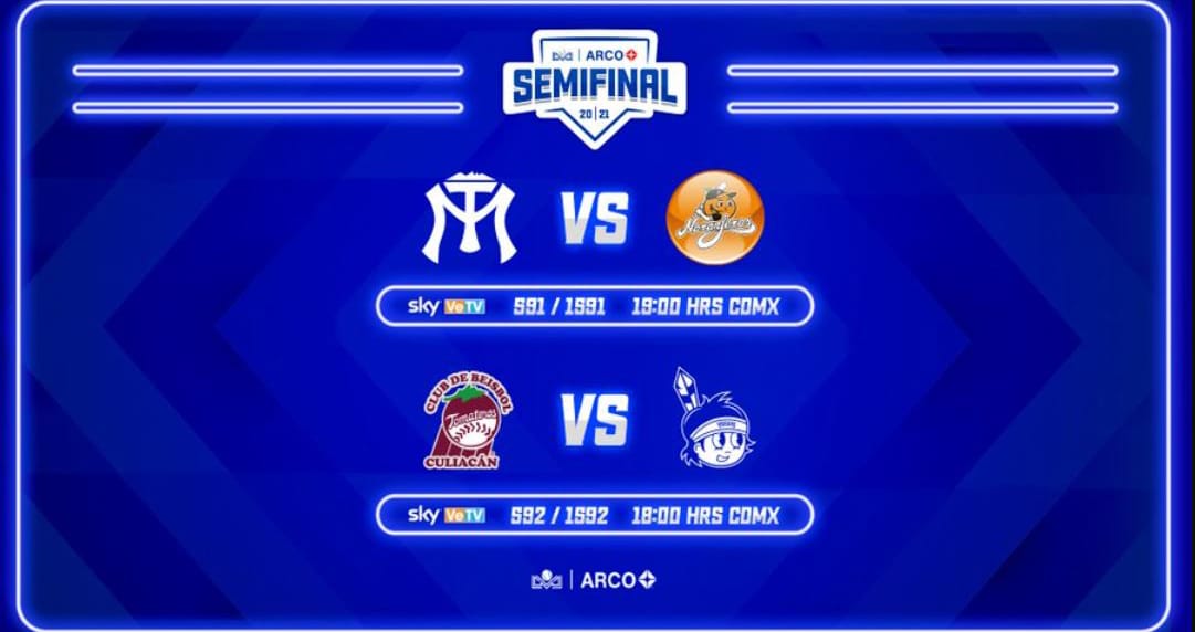 LISTAS LAS SEMIFINALES EN LA LIGA ARCO MEXICANA DEL PACÍFICO