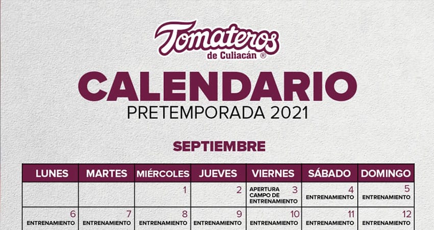 DEFINIDO CALENDARIO DE PRETEMPORADA Y LISTA DE INVITADOS DE TOMATEROS