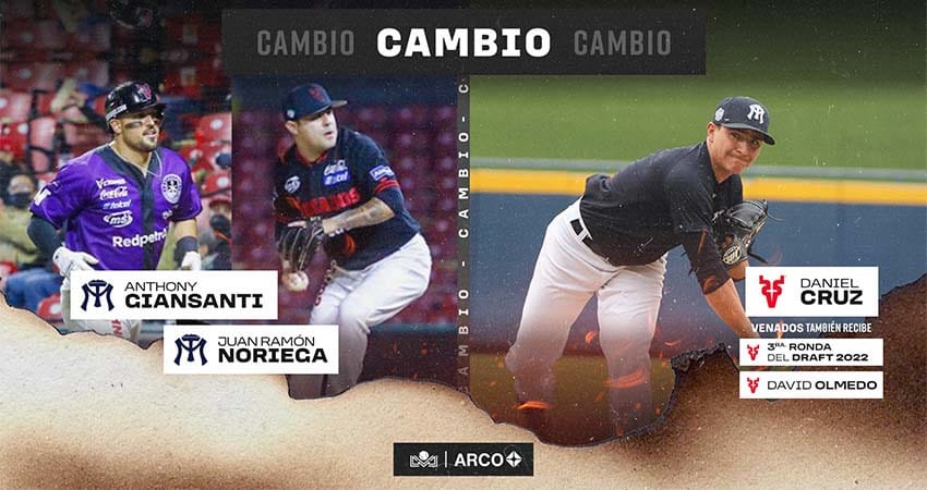 VENADOS Y SULTANES REALIZAN CAMBIO