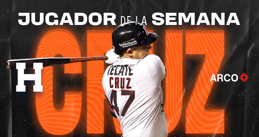 LUIS ALFONSO CRUZ ES EL JUGADOR DE LA SEMANA EN LA LIGA ARCO MEXICANA DEL PACÍFICO