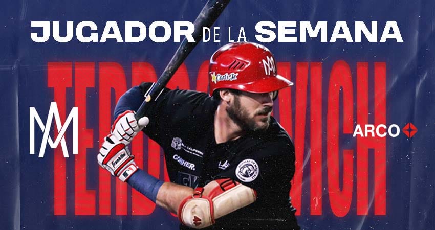 JOEY TERDOSLAVICH JUGADOR DE LA SEMANA EN LA LIGA ARCO MEXICANA DEL PACÍFICO