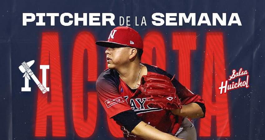 OCTAVIO ACOSTA ES EL PITCHER DE LA SEMANA EN LA LaMP