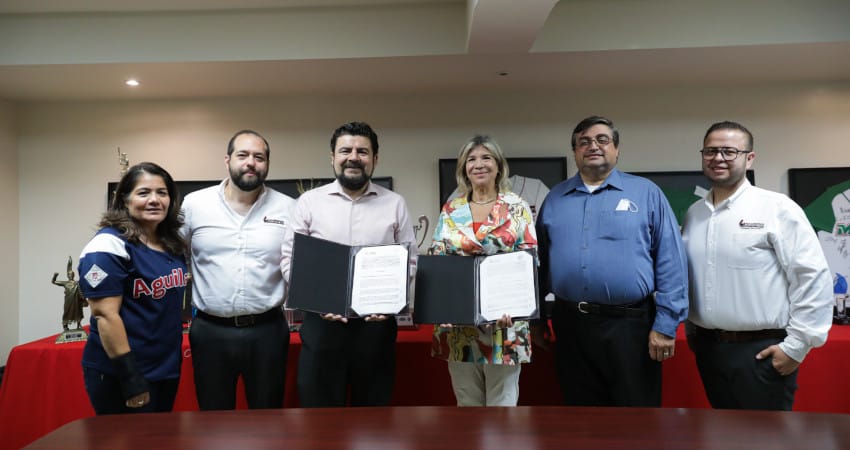 ÁGUILAS DE MEXICALI Y UNIVERSIDAD XOCHICALCO FORMALIZAN CONVENIO DE COLABORACIÓN