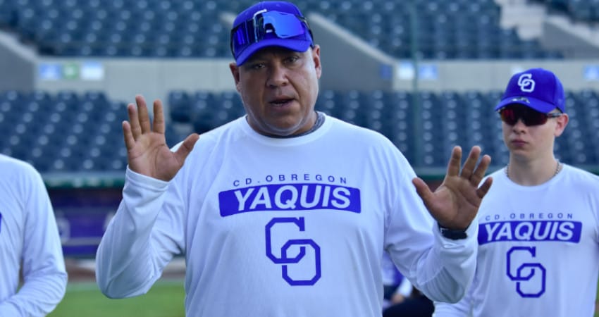 REPORTA NUEVO COACH DE BANCA CON LOS YAQUIS