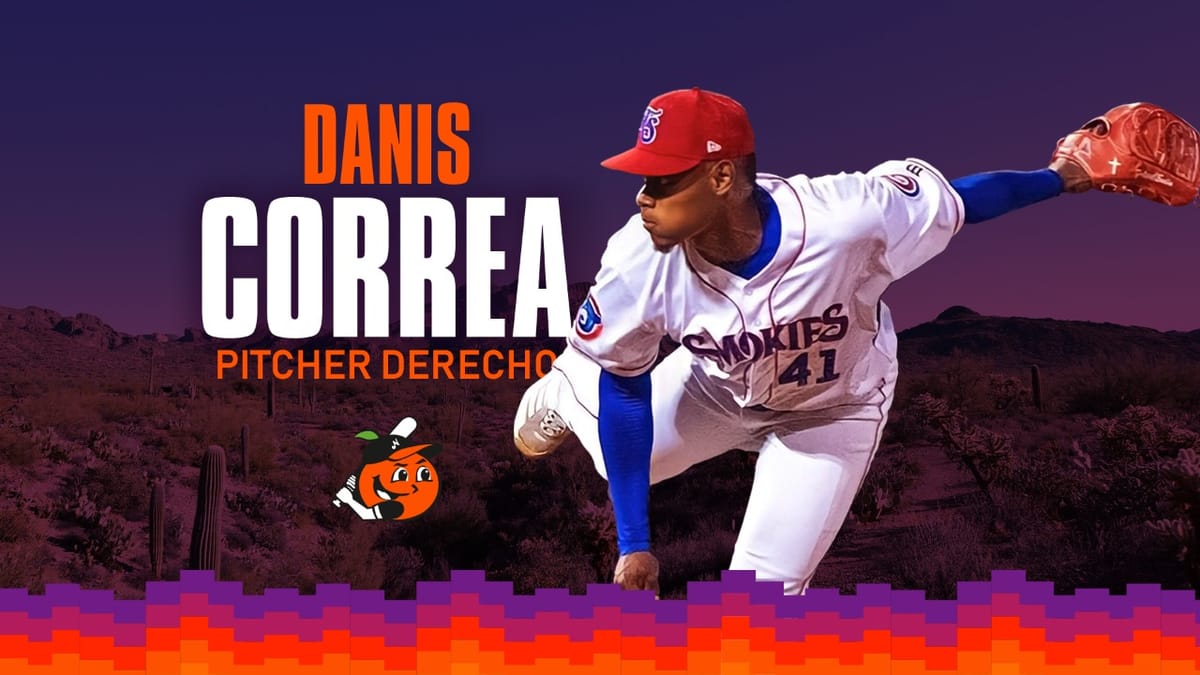 LLEGA EL COLOMBIANO DANIS CORREA AL RELEVO NARANJERO