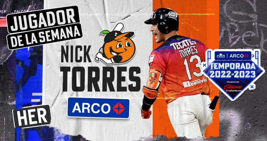 NICK TORRES ES EL JUGADOR DE LA PRIMERA SEMANA EN LA LAMP