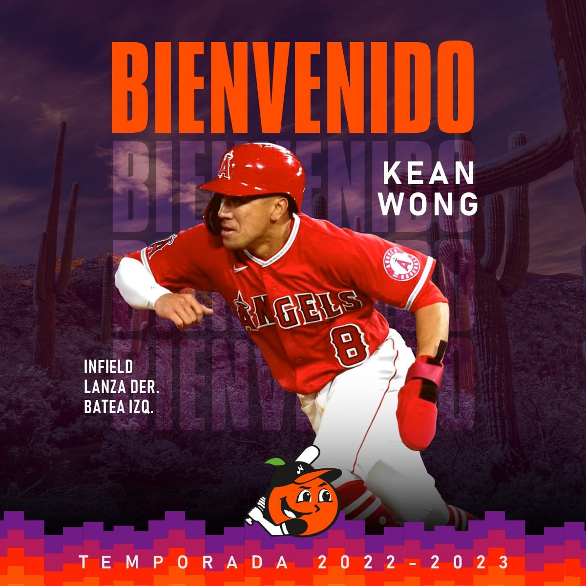 KEAN WONG REFORZARÁ A NARANJEROS DE HERMOSILLO EN LA SEGUNDA VUELTA DE LA LAMP