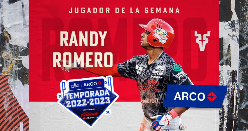 RANDY ROMERO JUGADOR DE LA SEMANA EN LA LAMP