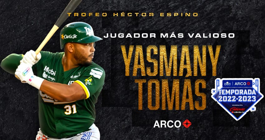 YASMANY TOMÁS ES EL JUGADOR MÁS VALIOSO DE LA LAMP