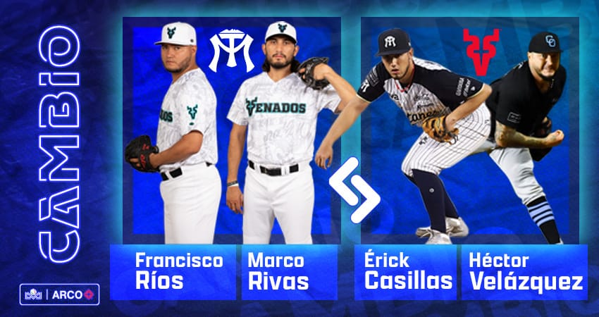 VENADOS Y SULTANES CAMBIAN LANZADORES