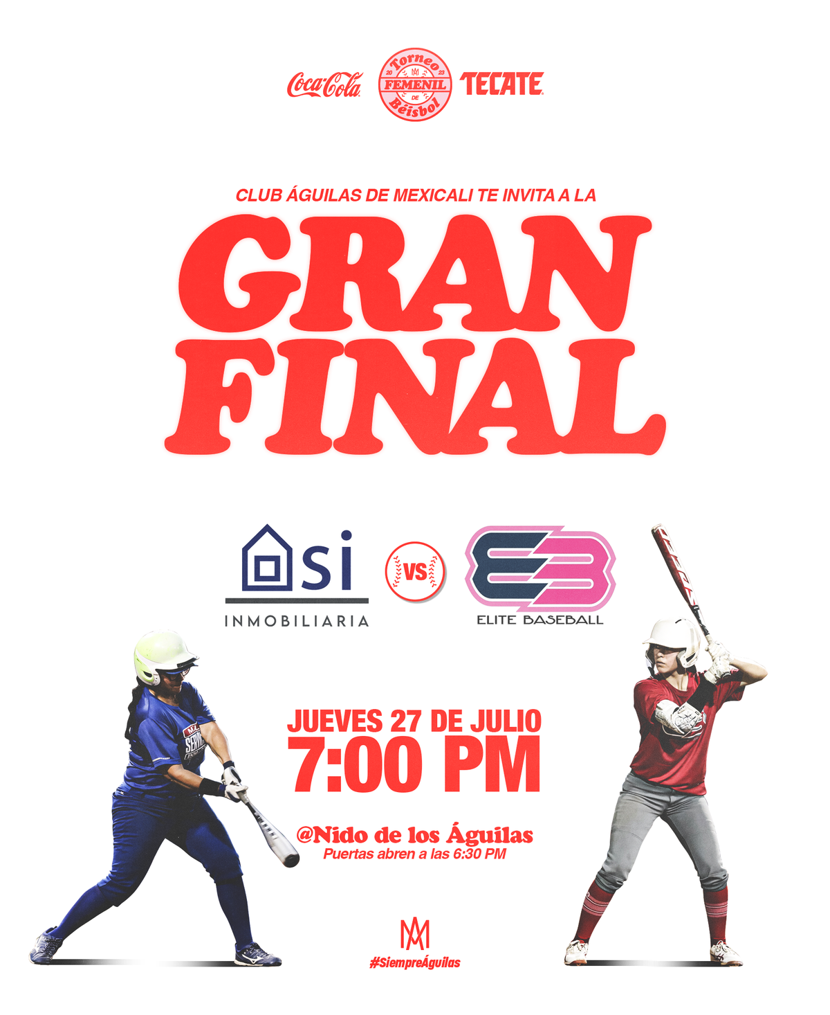 LISTAS PARA HACER HISTORIA EN LA GRAN FINAL DEL TORNEO DE BEISBOL FEMENIL