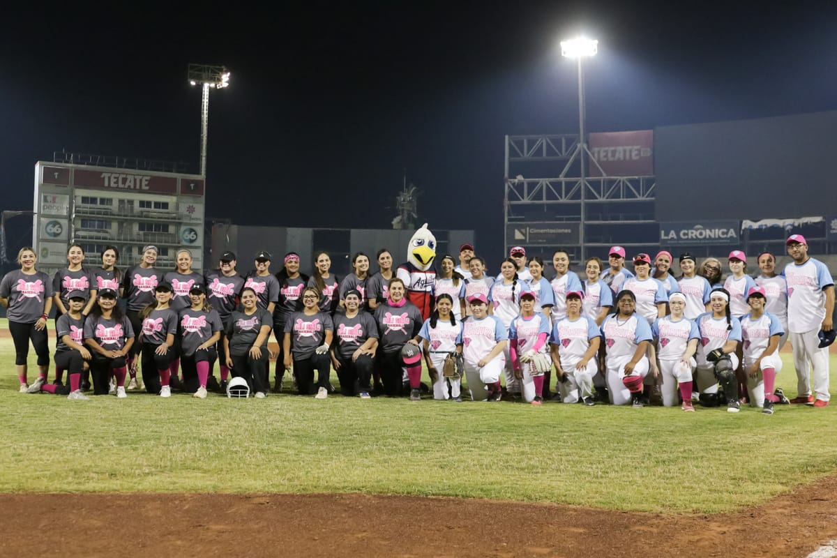 BRILLAN EN EL DIAMANTE DENTRO DEL PRIMER TORNEO DE BEISBOL FEMENIL “ÁGUILAS DE MEXICALI”