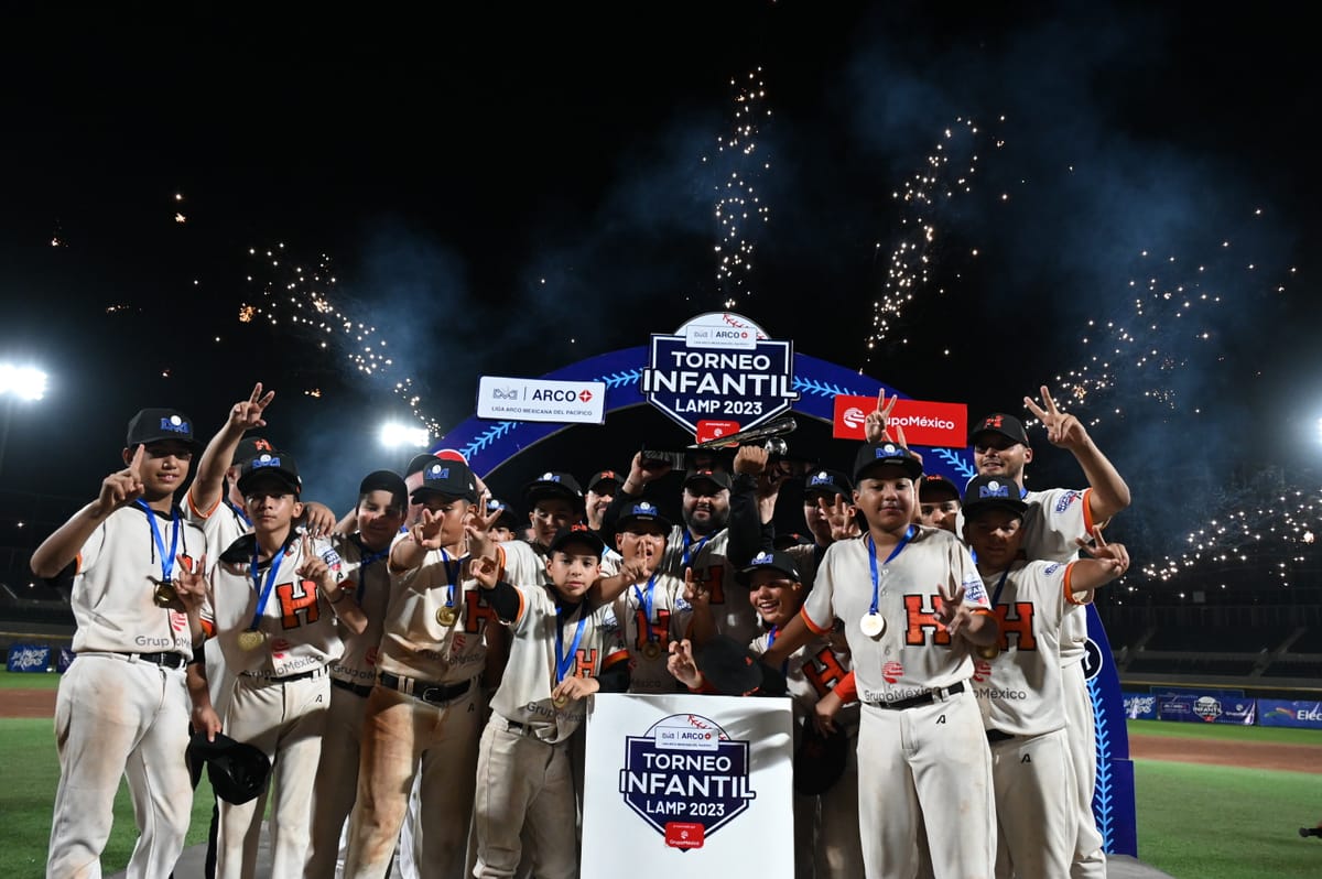 NARANJEROS BICAMPEONES DEL TORNEO INFANTIL PRESENTADO POR GRUPO MÉXICO