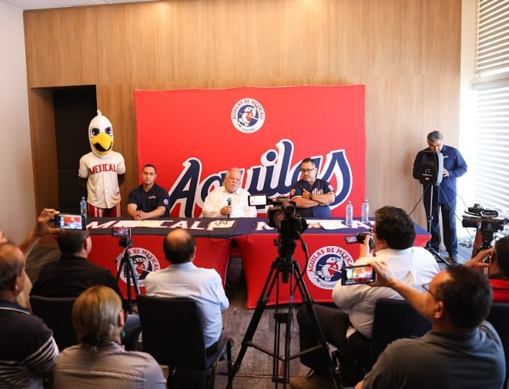 LOS ÁGUILAS DE MEXICALI OFRECEN CONFERENCIA DE INICIO DE PRETEMPORADA