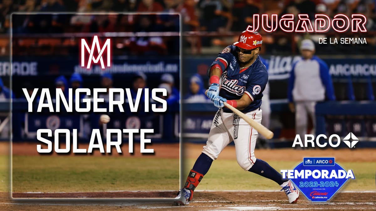 YANGERVIS SOLARTE JUGADOR DE LA SEMANA EN LA LAMP