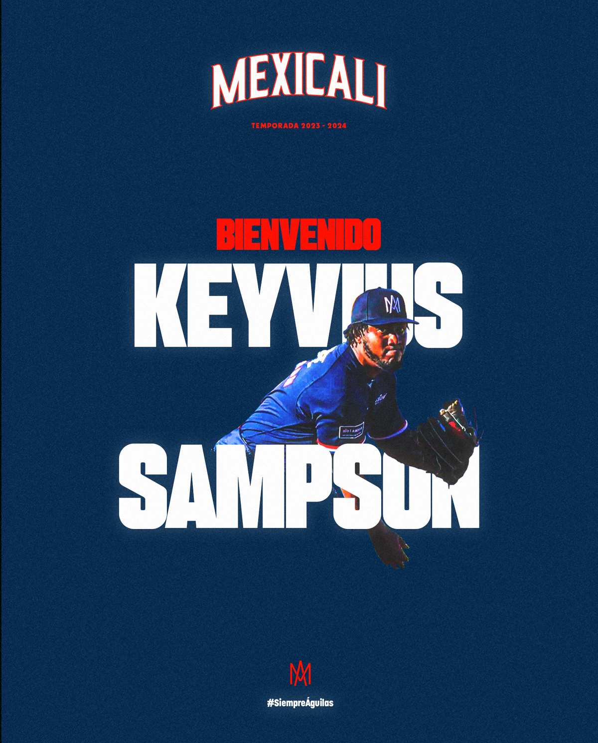 EL LANZADOR KEYVIUS SAMPSON REGRESA A MEXICALI