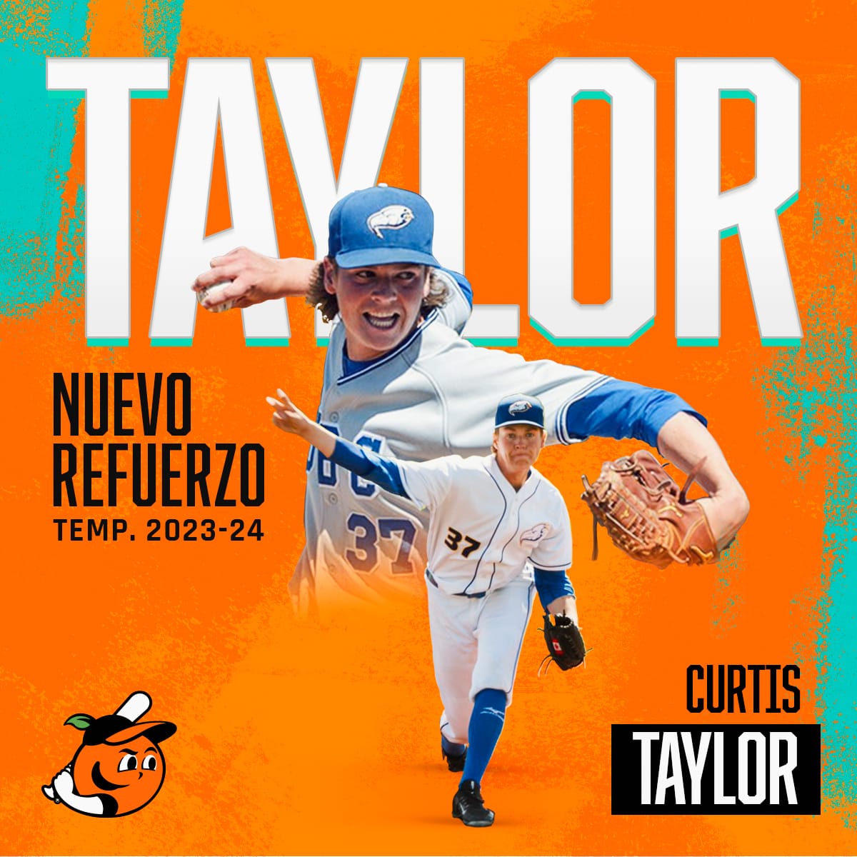 SE INCORPORA CURTIS TAYLOR AL RELEVO NARANJA