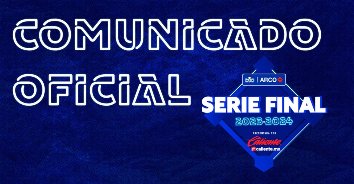 COMUNICADO OFICIAL: SERIE FINAL