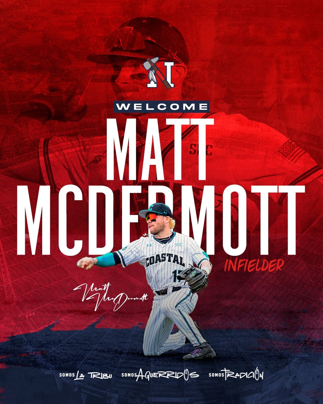 LA TRIBU MAYO SUMA A MATT MCDERMOTT A SUS FILAS