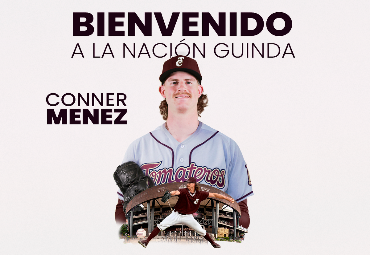 TOMATEROS INCORPORA AL LANZADOR CONNER MENEZ