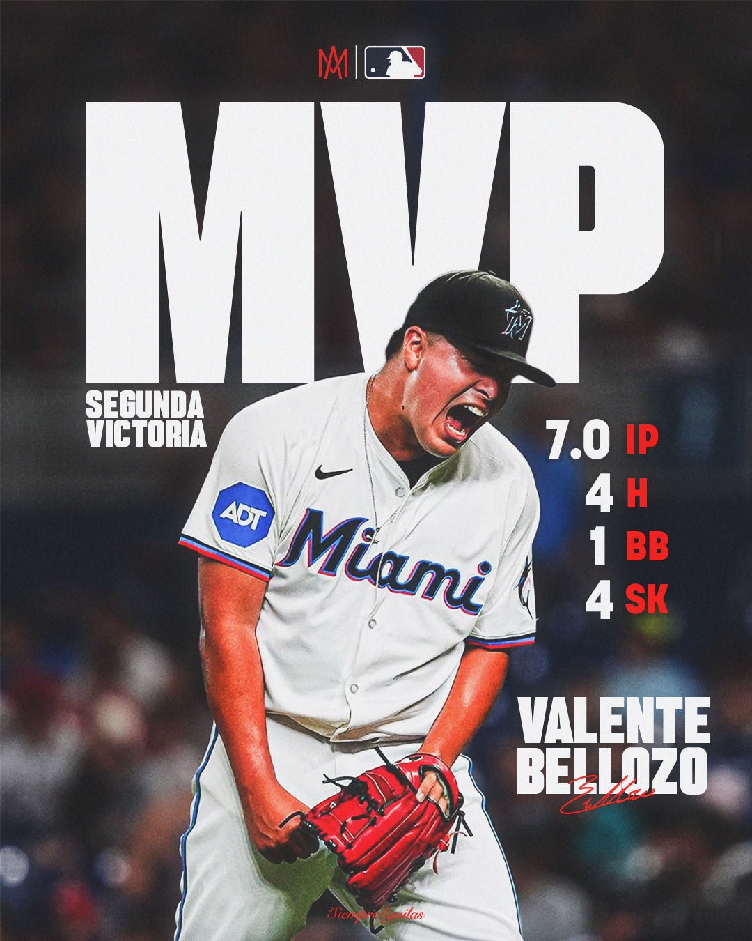 PRIMER MVP PARA VALENTE BELLOZO EN GRANDES LIGAS