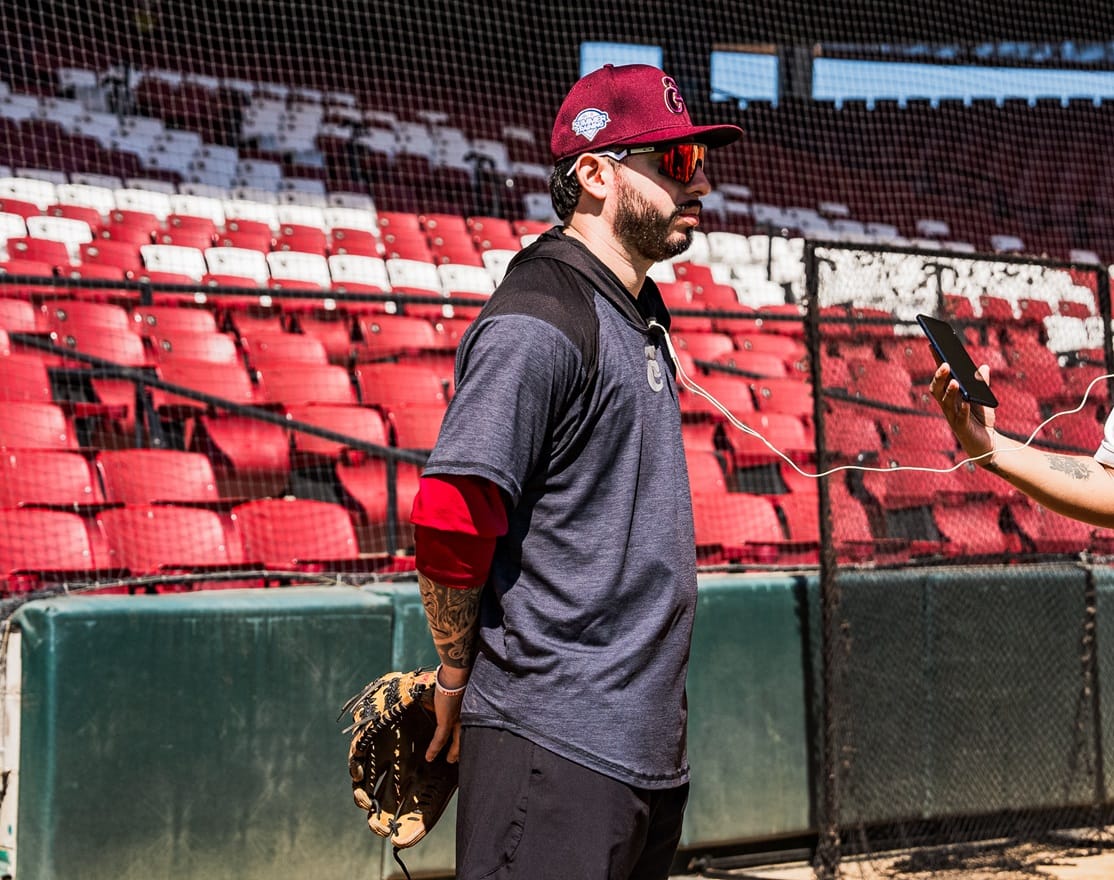 El zurdo culichi Rubén Reyes se incorpora a las prácticas de los Guindas