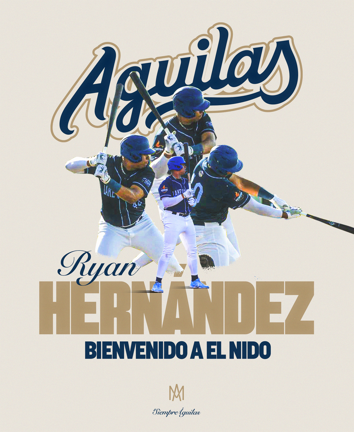 Los Águilas de Mexicali agregan poder al lineup con Ryan Hernández