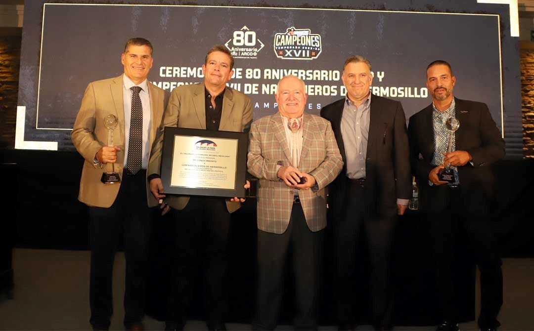 Reconocen a Naranjeros en la Cena de Campeones de la LAMP