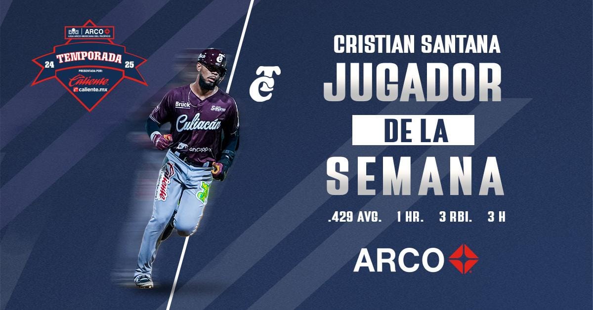 Cristian Santana es el Jugador Más Destacado de los Juegos Inaugurales