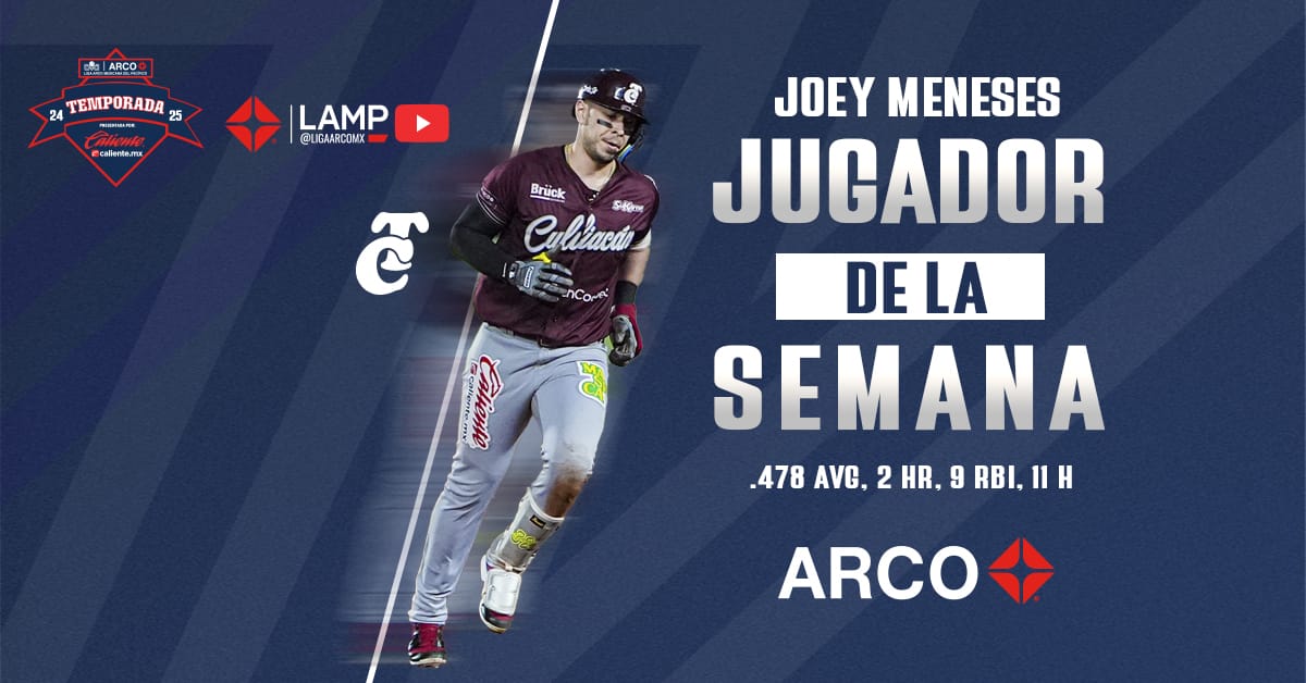 Joey Meneses es de nueva cuenta el Jugador de la Semana presentado por ARCO