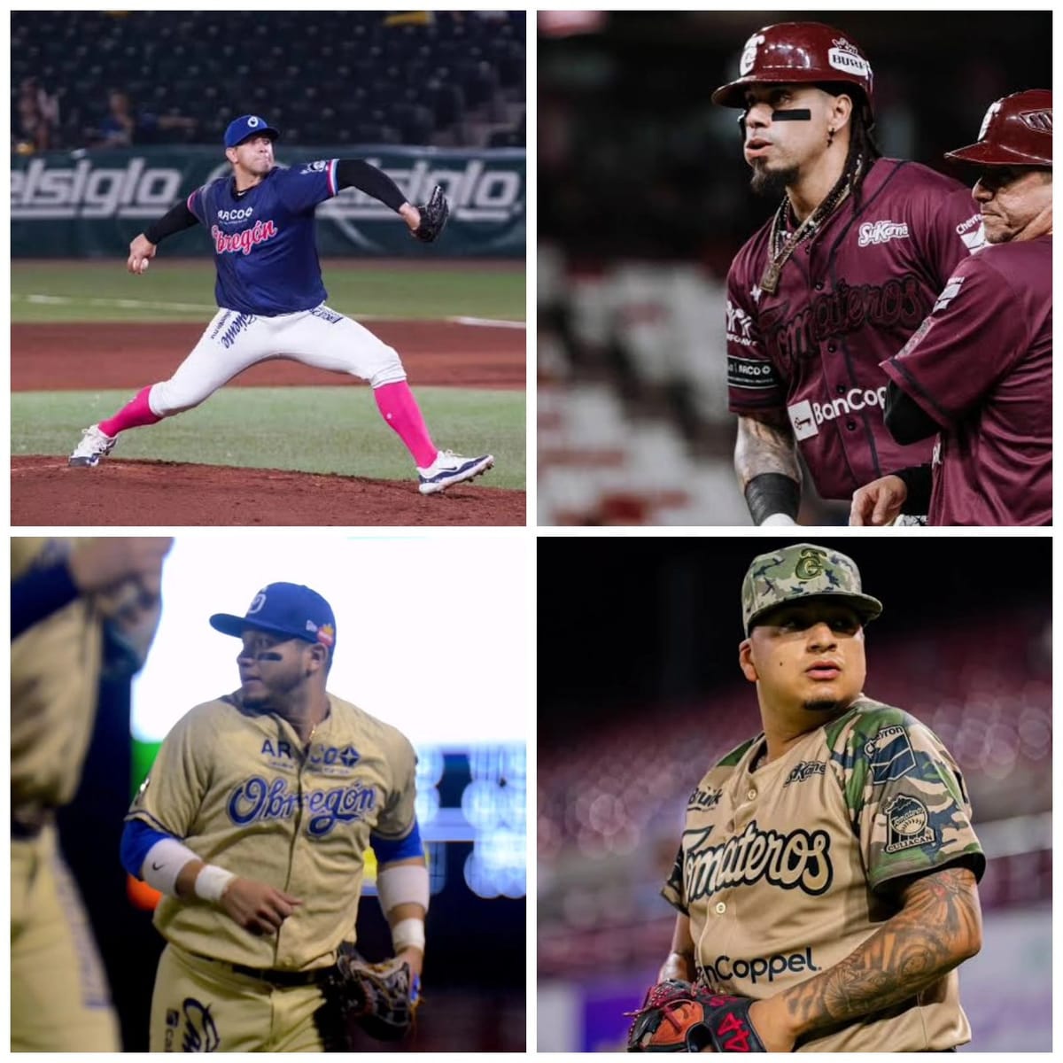 Doble cambio entre Yaquis y Tomateros