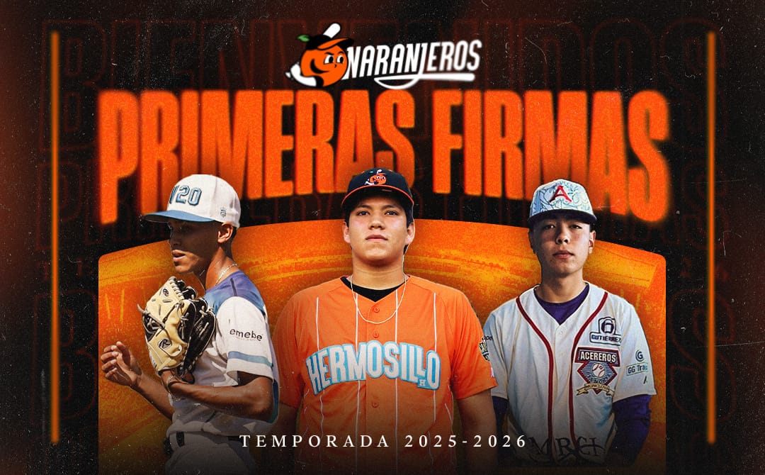 Nuevo talento hermosillense llega a Naranjeros como primeras firmas del 2025