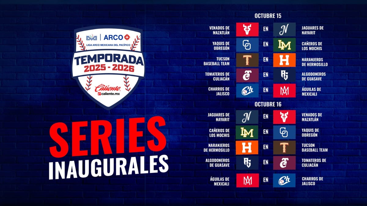 Ajuste en la Serie Inaugural entre Águilas y Charros