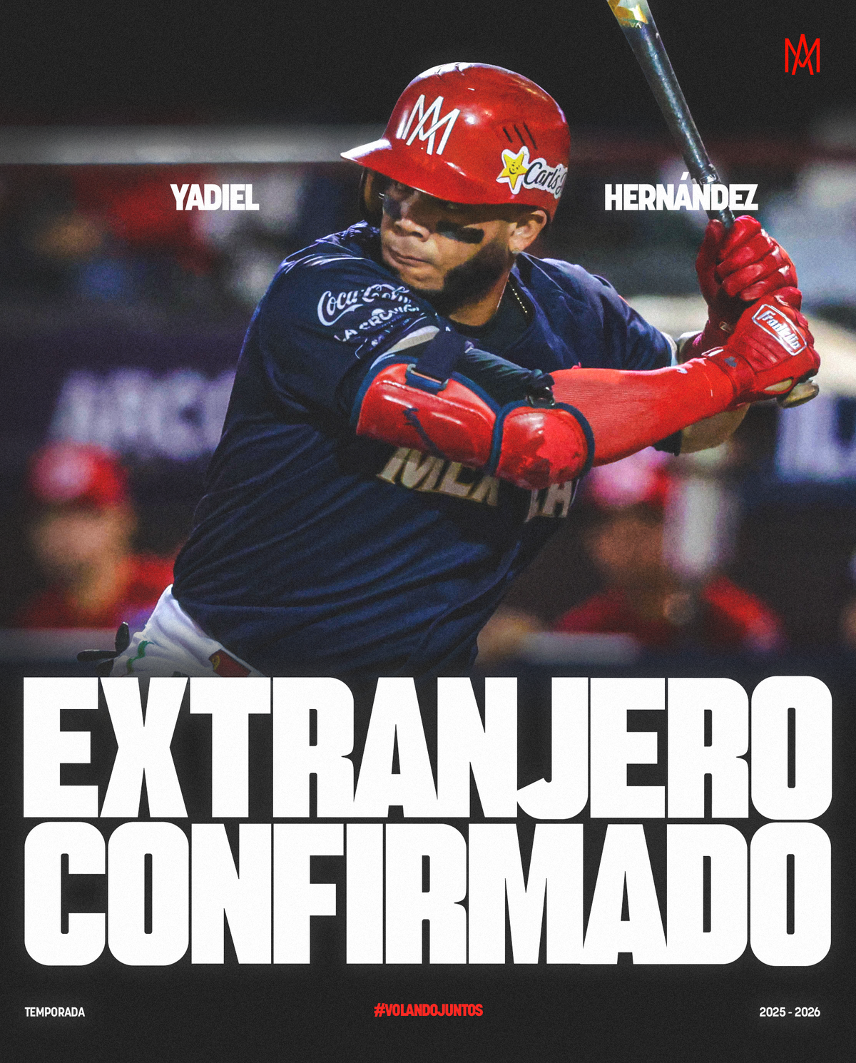 YADIEL HERNÁNDEZ SE VESTIRÁ DE ÁGUILA UNA VEZ MÁS