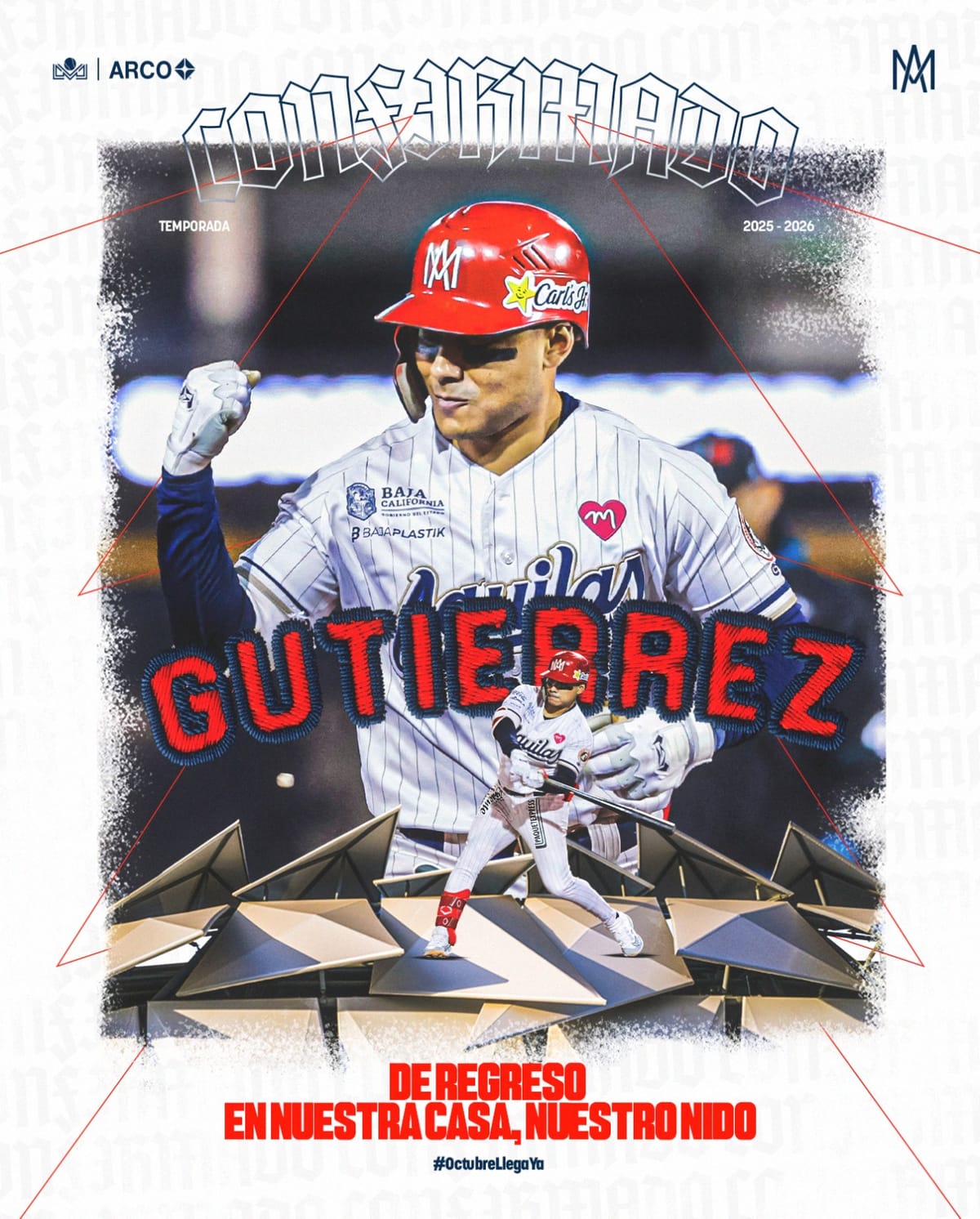 MOISÉS GUTIÉRREZ POR SU TERCERA TEMPORADA CON LOS ÁGUILAS