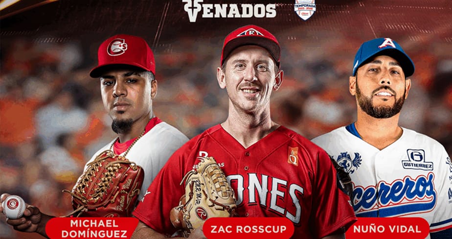 Zac Rosscup, Vidal Nuño y Michael Domínguez sellan el roster extranjero de Venados