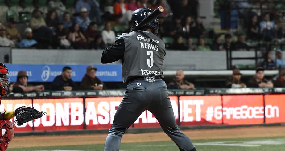 Noche histórica de Leo Heras y Algodoneros se lleva la serie ante Tucson