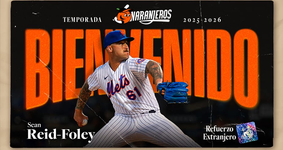 Sean Reid-Foley se suma al pitcheo de Naranjeros