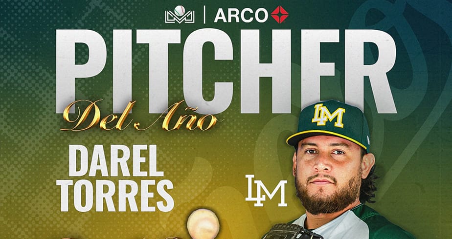 Darel Torres se lleva el Premio Vicente “Huevo” Romo a Pitcher del Año