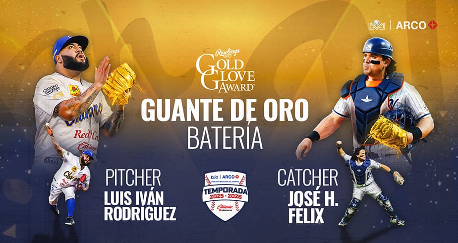 José Félix y Luis Iván Rodríguez son la batería Guante de Oro de la LAMP