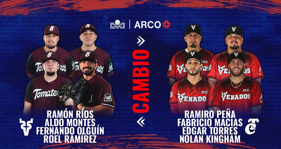 Cuádruple movimiento entre Tomateros y Venados